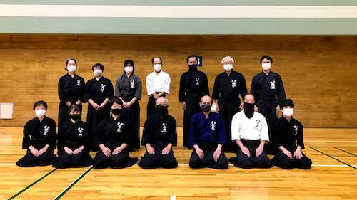 新陰流春日井会のメンバー