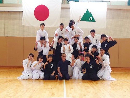 立命館大学 居合道同好会の皆さん