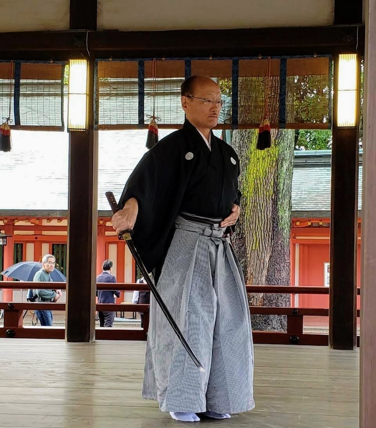 武蔵一之宮・氷川神社での演武